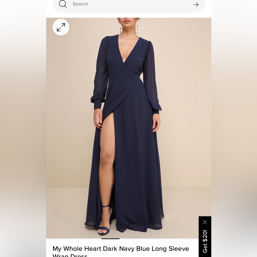 Lulus maxi dress